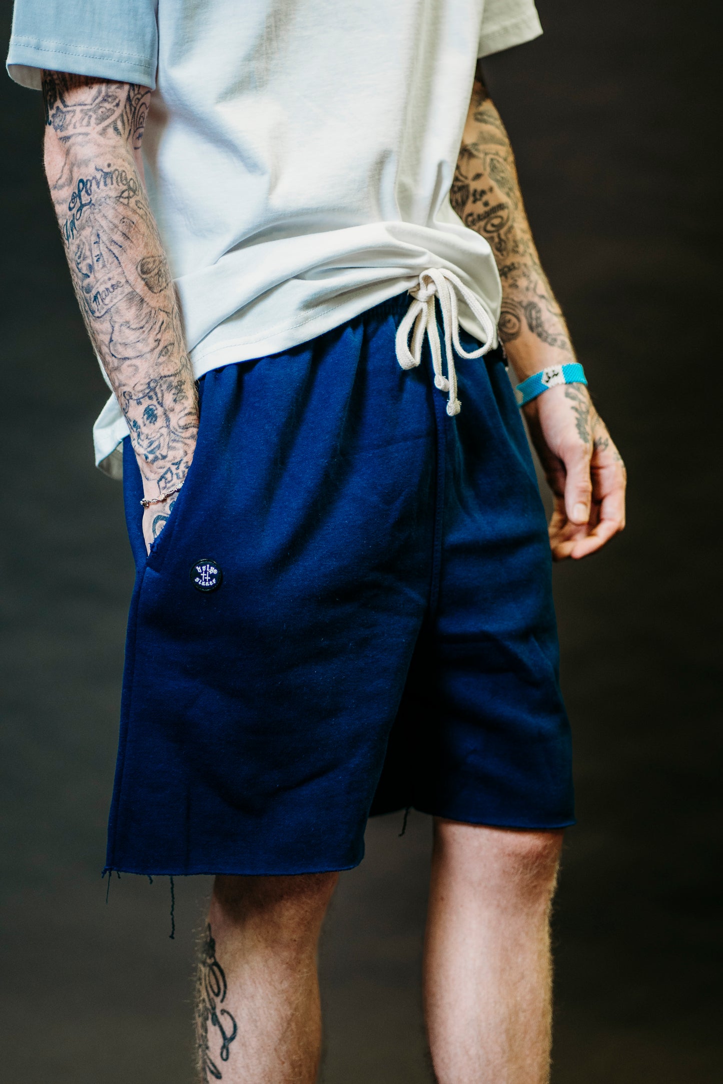 HS Cotton Shorts (Navy)