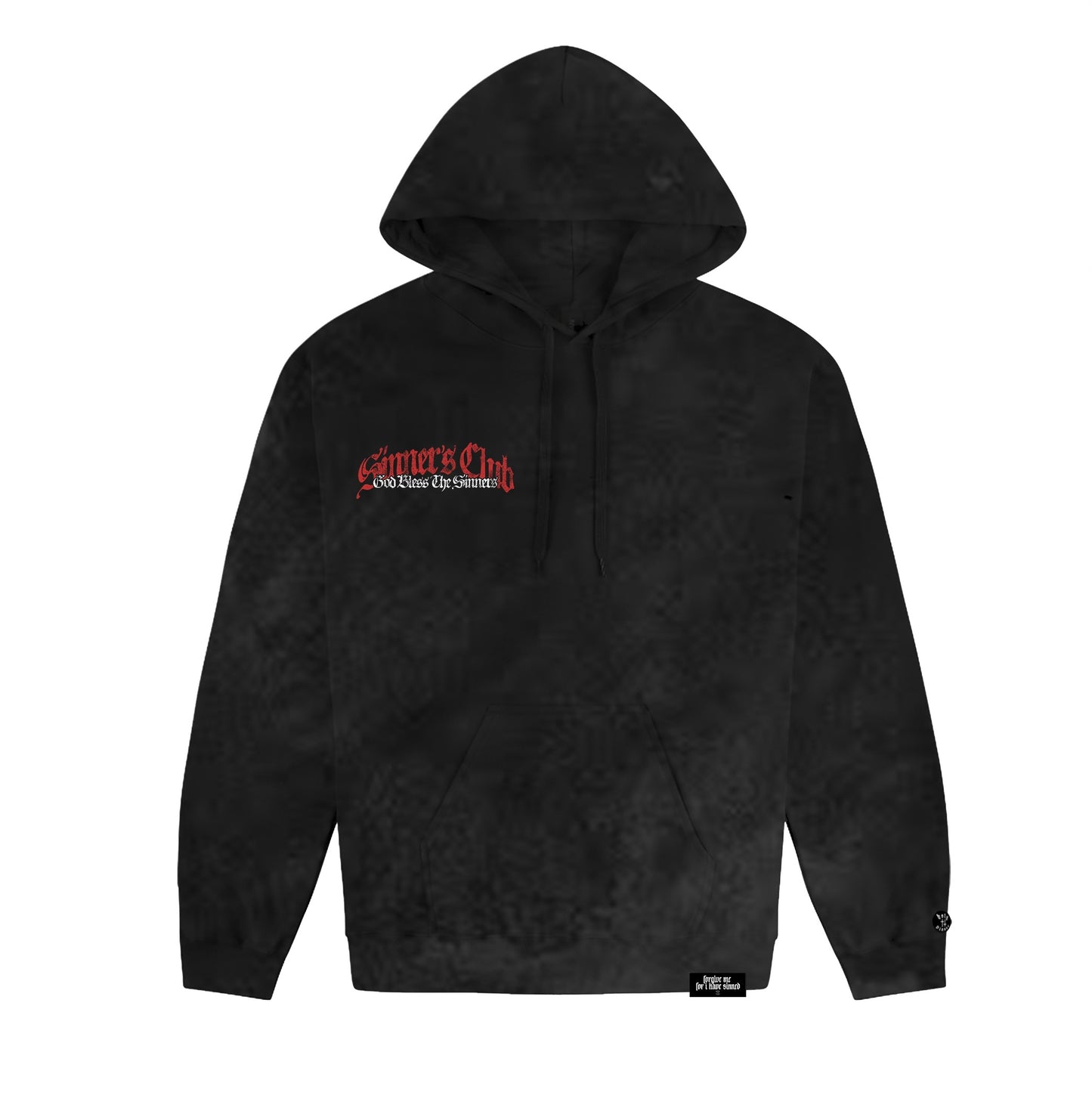 SINNERS CLUB POCKET LOGO SUNFADED HOODIE