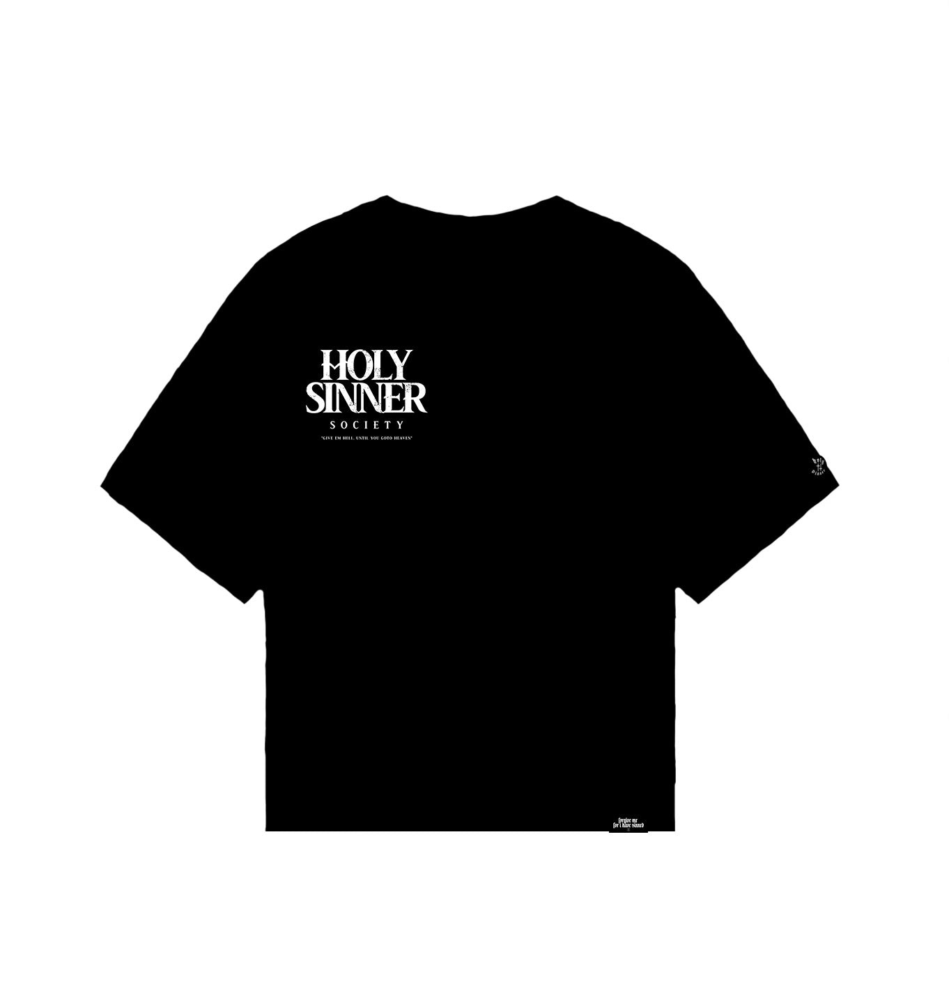 SINNER SOCIETY T-SHIRT (BLACK)