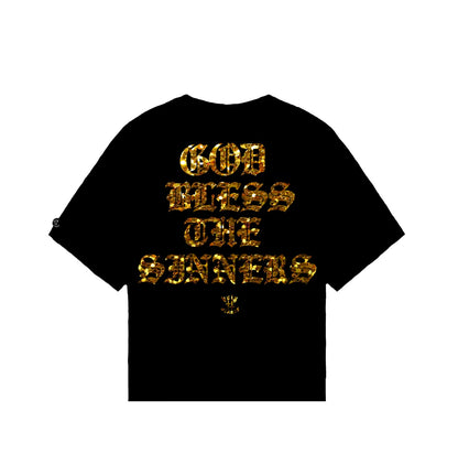 GOD BLESS THE SINNERS 24K GOLD “HYLYTE’S BDAY” T-SHIRT