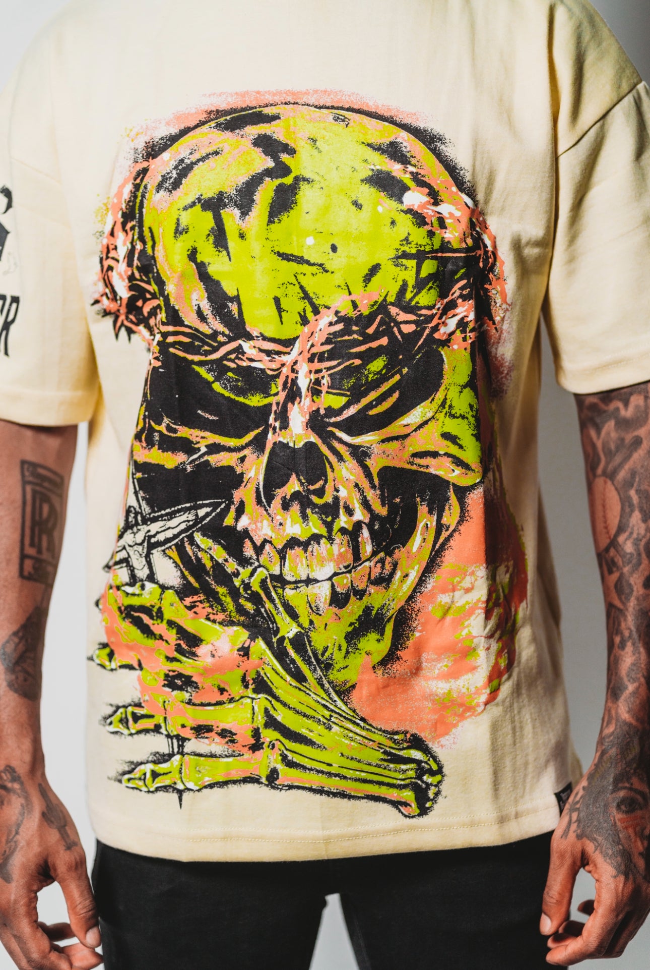 Cranium Skull T-Shirt (Yellow)