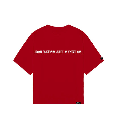 God Bless the Sinners T-Shirt (RED)