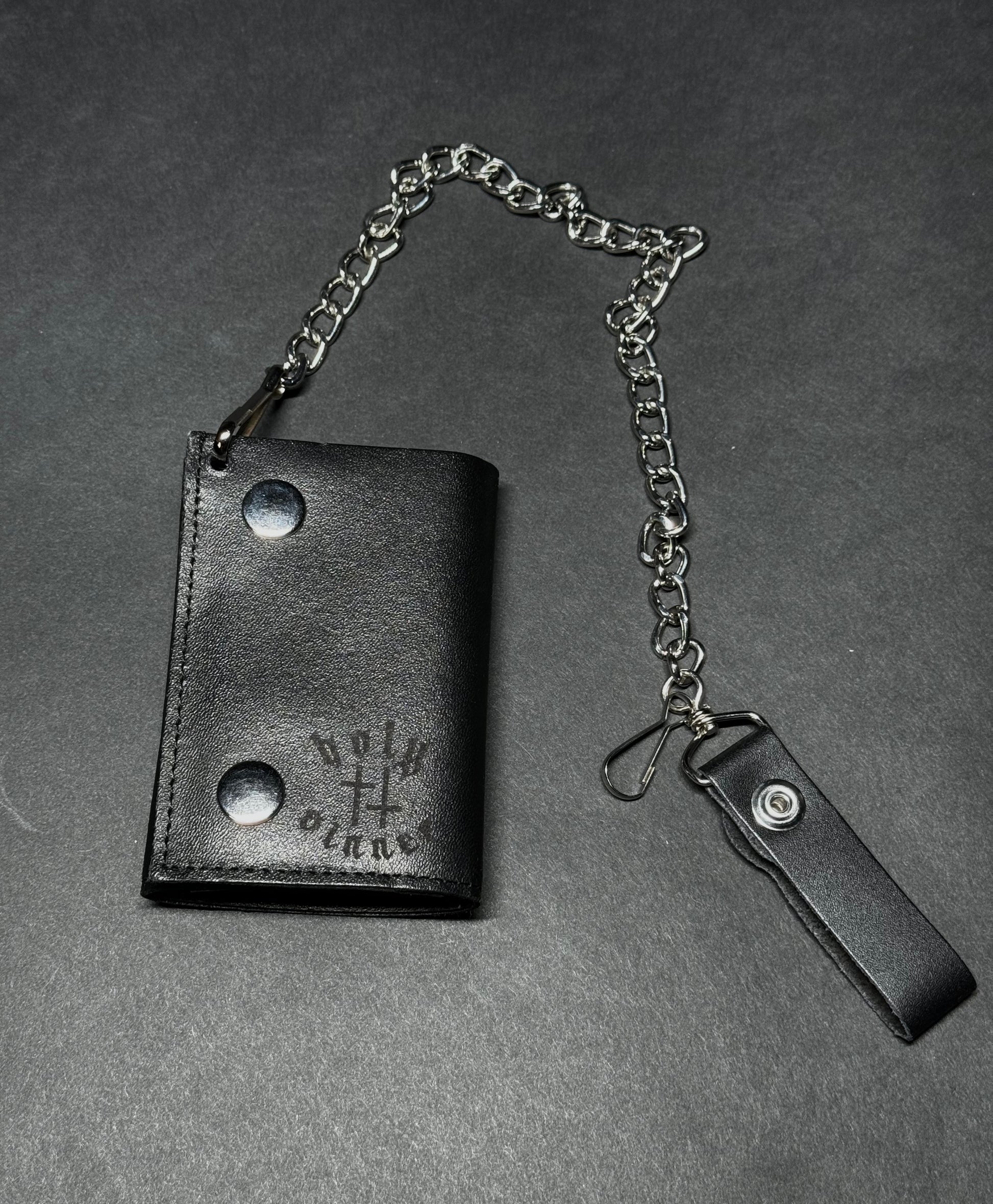 Holy Sinner Logo Wallet w/Chain